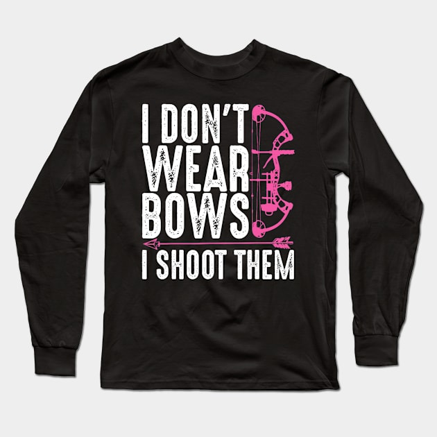 Archery Bow Hunting Archer Mother's Day Long Sleeve T-Shirt by marchizano